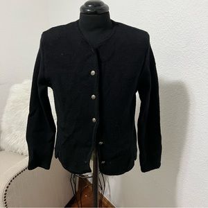 Deans of Scotland Vintage Bavarian Style Cardigan 100% Wool S.
